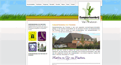 Desktop Screenshot of kampeerboerderijvanpinxteren.nl