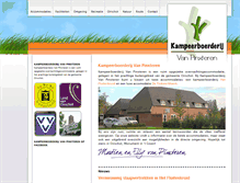 Tablet Screenshot of kampeerboerderijvanpinxteren.nl